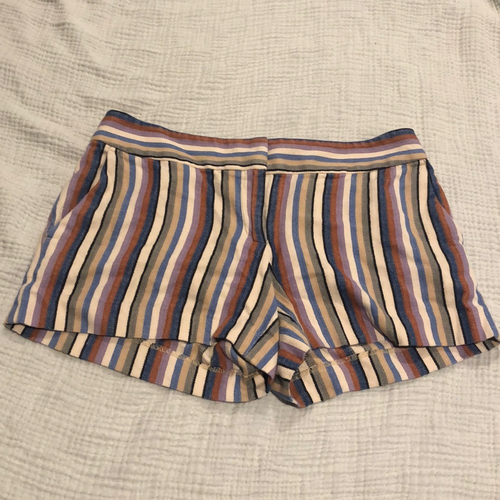 Loft riviera short size 4 striped multi color